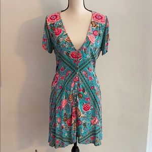 Spell & the gypsy collective lovebird mini dress M